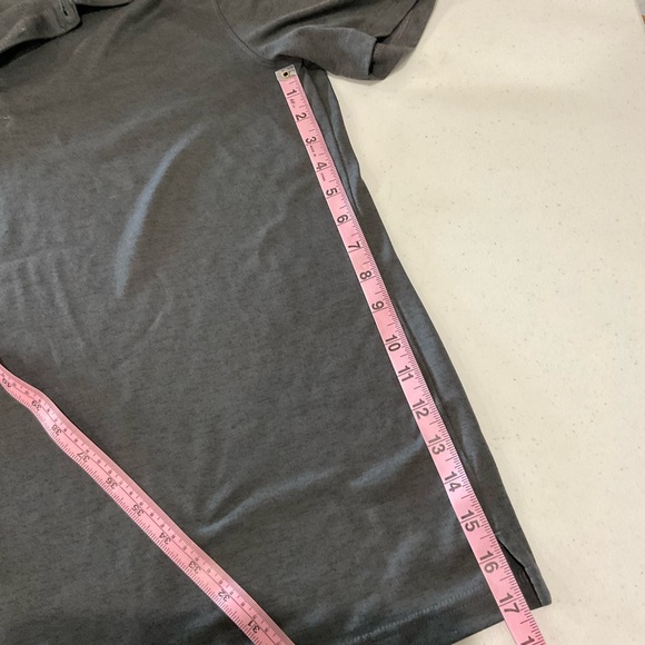 Nike Sun Run Dri-Fit Polo Shirt Short Sleeves Dark Grey Reflective Back Men’s S - Picture 7 of 10